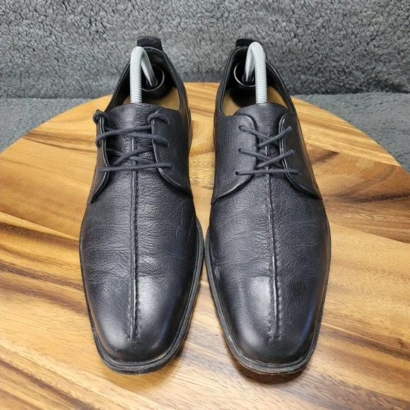 Cole Haan Beckett Shoes Black Leather Mens Sz 9 M Split Toe Oxfords Dress C06399 - Picture 8 of 12